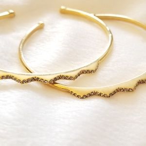 Stella & Dot Pave Chevron Cuff